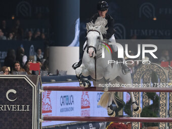 Kevin Jochems rides Casillas Van De Helle during the International Winning Round CSI5*-W Trophy No. 5 presented by Crivelli at Jumping Veron...