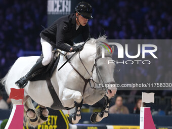 Kevin Jochems rides Casillas Van De Helle during the International Winning Round CSI5*-W Trophy No. 5 presented by Crivelli at Jumping Veron...