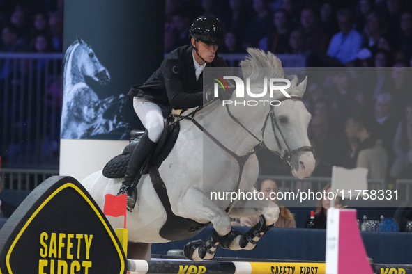 Kevin Jochems rides Casillas Van De Helle during the International Winning Round CSI5*-W Trophy No. 5 presented by Crivelli at Jumping Veron...