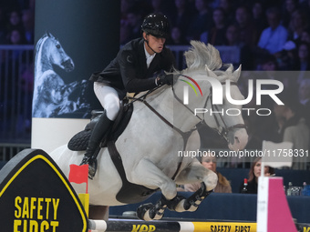 Kevin Jochems rides Casillas Van De Helle during the International Winning Round CSI5*-W Trophy No. 5 presented by Crivelli at Jumping Veron...