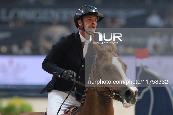 Gregory Cottard rides Gammelgaards Carola during the International Winning Round CSI5*-W Trophy No. 5 presented by Crivelli at Jumping Veron...