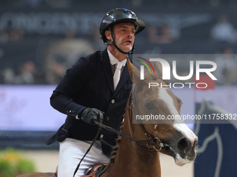 Gregory Cottard rides Gammelgaards Carola during the International Winning Round CSI5*-W Trophy No. 5 presented by Crivelli at Jumping Veron...