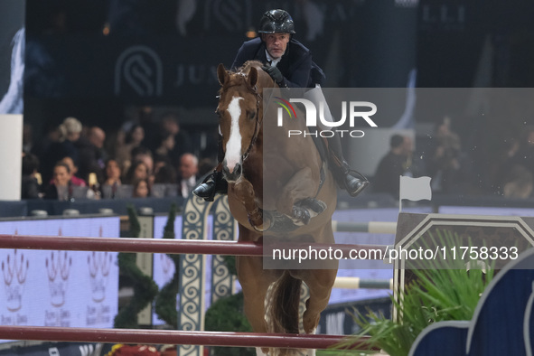 Gregory Cottard rides Gammelgaards Carola during the International Winning Round CSI5*-W Trophy No. 5 presented by Crivelli at Jumping Veron...