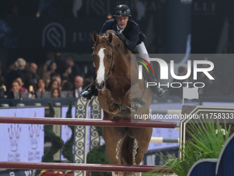 Gregory Cottard rides Gammelgaards Carola during the International Winning Round CSI5*-W Trophy No. 5 presented by Crivelli at Jumping Veron...