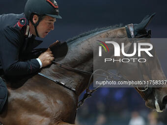 Emanuele Gaudiano rides Nikolaj De Music during the International Winning Round CSI5*-W Trophy No. 5 presented by Crivelli at Jumping Verona...