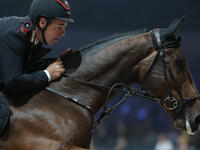 Emanuele Gaudiano rides Nikolaj De Music during the International Winning Round CSI5*-W Trophy No. 5 presented by Crivelli at Jumping Verona...