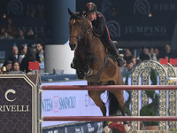 Emanuele Gaudiano rides Nikolaj De Music during the International Winning Round CSI5*-W Trophy No. 5 presented by Crivelli at Jumping Verona...