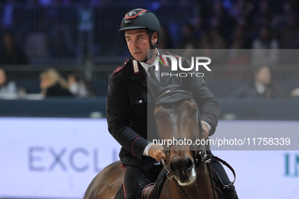 Emanuele Gaudiano rides Nikolaj De Music during the International Winning Round CSI5*-W Trophy No. 5 presented by Crivelli at Jumping Verona...