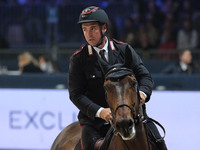 Emanuele Gaudiano rides Nikolaj De Music during the International Winning Round CSI5*-W Trophy No. 5 presented by Crivelli at Jumping Verona...