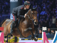 Emanuele Gaudiano rides Nikolaj De Music during the International Winning Round CSI5*-W Trophy No. 5 presented by Crivelli at Jumping Verona...