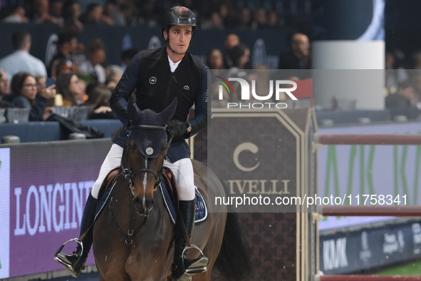 Olivier Philippaerts rides Precious Dwerse Hagen during the International Winning Round CSI5*-W Trophy No. 5 presented by Crivelli at Jumpin...