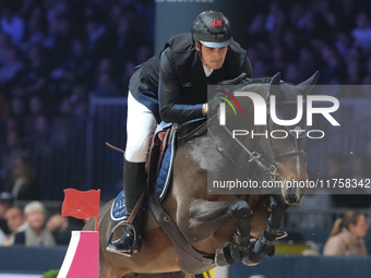 Olivier Philippaerts rides Precious Dwerse Hagen during the International Winning Round CSI5*-W Trophy No. 5 presented by Crivelli at Jumpin...