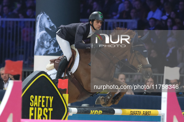 Marlon Modolo Zanotelli rides GB Diamantina during the International Winning Round CSI5*-W Trophy No. 5 presented by Crivelli at Jumping Ver...