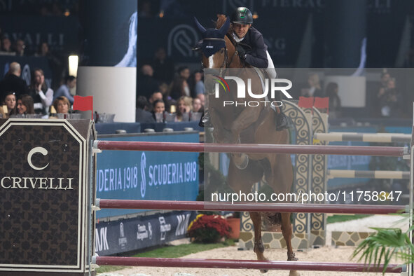 Marlon Modolo Zanotelli rides GB Diamantina during the International Winning Round CSI5*-W Trophy No. 5 presented by Crivelli at Jumping Ver...