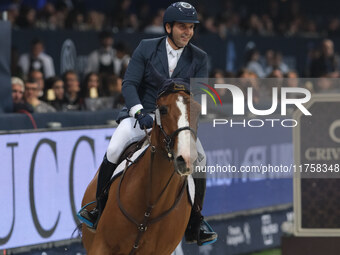 Guido Grimaldi rides Gentleman during the International Winning Round CSI5*-W Trophy No. 5 presented by Crivelli at Jumping Verona in Verona...