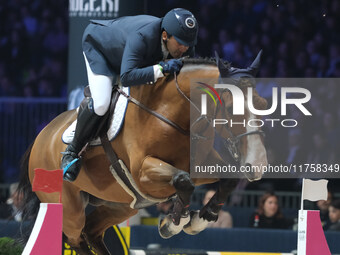 Guido Grimaldi rides Gentleman during the International Winning Round CSI5*-W Trophy No. 5 presented by Crivelli at Jumping Verona in Verona...