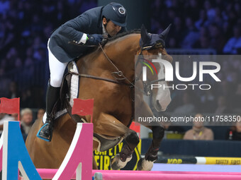 Guido Grimaldi rides Gentleman during the International Winning Round CSI5*-W Trophy No. 5 presented by Crivelli at Jumping Verona in Verona...