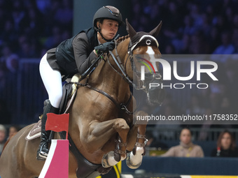 Camilla Bosio rides Kindesth during the International Winning Round CSI5*-W Trophy No. 5 presented by Crivelli at Jumping Verona in Verona,...