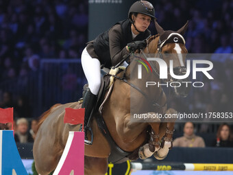 Camilla Bosio rides Kindesth during the International Winning Round CSI5*-W Trophy No. 5 presented by Crivelli at Jumping Verona in Verona,...