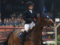 Clara Pezzoli rides Fantasia de Beaufour during the International Winning Round CSI5*-W Trophy No. 5 presented by Crivelli at Jumping Verona...