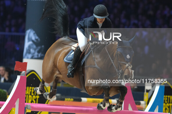 Clara Pezzoli rides Fantasia de Beaufour during the International Winning Round CSI5*-W Trophy No. 5 presented by Crivelli at Jumping Verona...