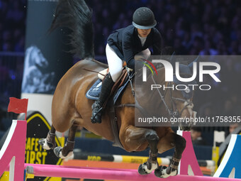 Clara Pezzoli rides Fantasia de Beaufour during the International Winning Round CSI5*-W Trophy No. 5 presented by Crivelli at Jumping Verona...