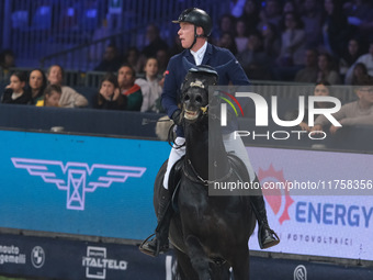 Mario Stevens rides Cornet de Semilly during the International Winning Round CSI5*-W Trophy No. 5 presented by Crivelli at Jumping Verona in...