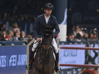 Steve Guerdat rides Lancellotta during the International Winning Round CSI5*-W Trophy No. 5 presented by Crivelli at Jumping Verona in Veron...