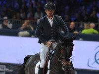 Steve Guerdat rides Lancellotta during the International Winning Round CSI5*-W Trophy No. 5 presented by Crivelli at Jumping Verona in Veron...