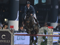 Steve Guerdat rides Lancellotta during the International Winning Round CSI5*-W Trophy No. 5 presented by Crivelli at Jumping Verona in Veron...