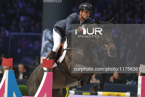 Steve Guerdat rides Lancellotta during the International Winning Round CSI5*-W Trophy No. 5 presented by Crivelli at Jumping Verona in Veron...