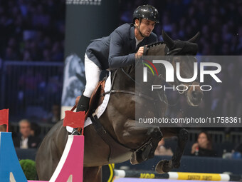 Steve Guerdat rides Lancellotta during the International Winning Round CSI5*-W Trophy No. 5 presented by Crivelli at Jumping Verona in Veron...