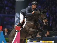 Steve Guerdat rides Lancellotta during the International Winning Round CSI5*-W Trophy No. 5 presented by Crivelli at Jumping Verona in Veron...