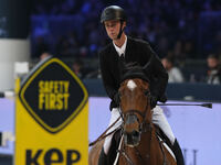 Gilles Thomas rides Luna van het Dennehof during the International Winning Round CSI5*-W Trophy No. 5 presented by Crivelli at Jumping Veron...