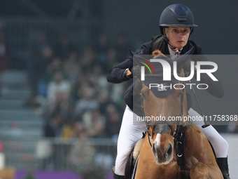 Petronella Andersson rides Castres van de Begijnakker Z during the International Winning Round CSI5*-W Trophy No. 5 presented by Crivelli at...