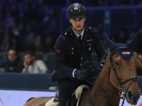 Andrea Calabro rides Nalou of Greenhill Z during the International Winning Round CSI5*-W Trophy No. 5 presented by Crivelli at Jumping Veron...