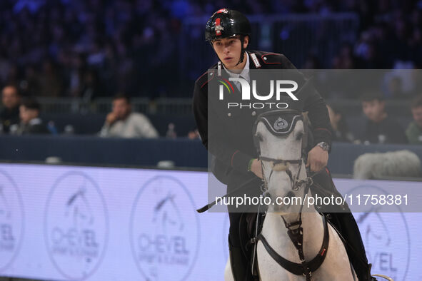 Giacomo Casadei rides Corradiena van Klein Asdonkz during the International Winning Round CSI5*-W Trophy No. 5 presented by Crivelli at Jump...