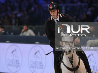 Giacomo Casadei rides Corradiena van Klein Asdonkz during the International Winning Round CSI5*-W Trophy No. 5 presented by Crivelli at Jump...