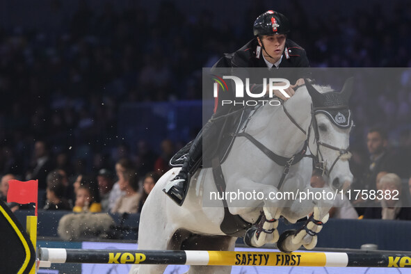 Giacomo Casadei rides Corradiena van Klein Asdonkz during the International Winning Round CSI5*-W Trophy No. 5 presented by Crivelli at Jump...