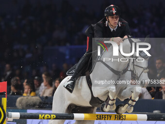 Giacomo Casadei rides Corradiena van Klein Asdonkz during the International Winning Round CSI5*-W Trophy No. 5 presented by Crivelli at Jump...