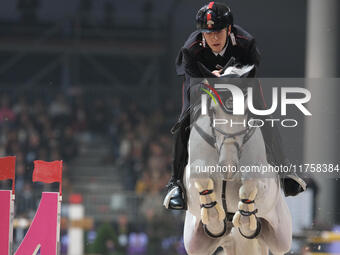 Giacomo Casadei rides Corradiena van Klein Asdonkz during the International Winning Round CSI5*-W Trophy No. 5 presented by Crivelli at Jump...