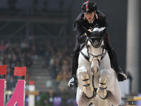 Giacomo Casadei rides Corradiena van Klein Asdonkz during the International Winning Round CSI5*-W Trophy No. 5 presented by Crivelli at Jump...