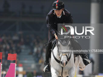 Giacomo Casadei rides Corradiena van Klein Asdonkz during the International Winning Round CSI5*-W Trophy No. 5 presented by Crivelli at Jump...