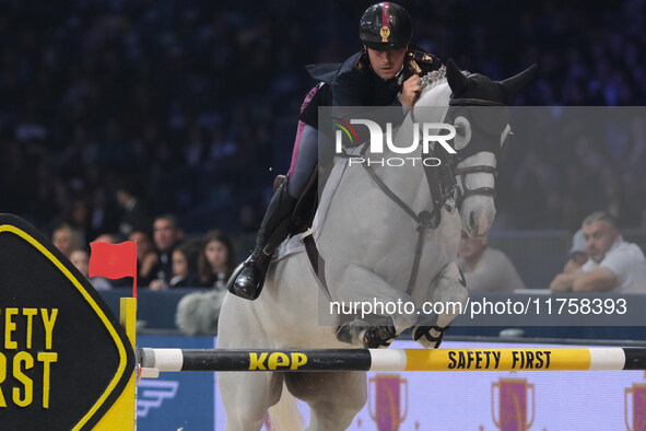 Luca Costa rides Holly del Rilate during the International Winning Round CSI5*-W Trophy No. 5 presented by Crivelli at Jumping Verona in Ver...