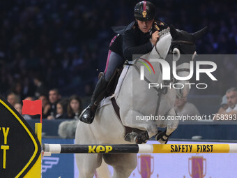 Luca Costa rides Holly del Rilate during the International Winning Round CSI5*-W Trophy No. 5 presented by Crivelli at Jumping Verona in Ver...