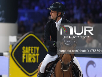 Filippo Bassan rides Cerruti de Kreisker during the International Winning Round CSI5*-W Trophy No. 5 presented by Crivelli at Jumping Verona...