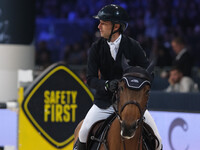 Filippo Bassan rides Cerruti de Kreisker during the International Winning Round CSI5*-W Trophy No. 5 presented by Crivelli at Jumping Verona...