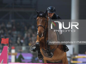 Filippo Bassan rides Cerruti de Kreisker during the International Winning Round CSI5*-W Trophy No. 5 presented by Crivelli at Jumping Verona...