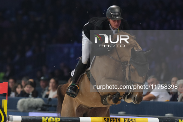 Michael Duffy rides Balory PS during the International Winning Round CSI5*-W Trophy No. 5 presented by Crivelli at Jumping Verona in Verona,...