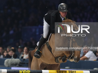 Michael Duffy rides Balory PS during the International Winning Round CSI5*-W Trophy No. 5 presented by Crivelli at Jumping Verona in Verona,...